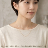 国産10K YG 国産 太さ0.8ＭＭカット小豆ネックレス50ＣＭ | BACKYARD FAMILY | 詳細画像2 