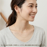 国産18K YG 国産 太さ0.8MMカット小豆ネックレス50CM | BACKYARD FAMILY | 詳細画像9