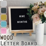 レターボード ウッド製 25cmx25cm pmywood01 | BACKYARD FAMILY | 詳細画像1 