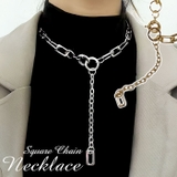 スクエアチェーンネックレス | BACKYARD FAMILY | 詳細画像1 