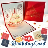 バースデーカード 音が鳴る 光る 誕生日 メッセージカード | BACKYARD FAMILY | 詳細画像1 