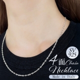 SV925製4面カットロロマリーナチェーン 線径0.60mm太さ2.0mm  | BACKYARD FAMILY | 詳細画像1 