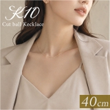 国産10K YG 国産 太さ1.0ＭＭカットボールネックレス40ＣＭ | BACKYARD FAMILY | 詳細画像1 
