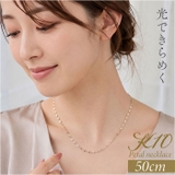 国産10K YG 国産 幅1.8MMペタル(花びら)ネックレス50CM | BACKYARD FAMILY | 詳細画像1