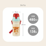 抗菌 食洗対応 直飲み ワンタッチボトル 480ml プラスチック製 | BACKYARD FAMILY | 詳細画像10