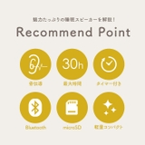 骨伝導 スピーカー V-BSP01 | BACKYARD FAMILY | 詳細画像4