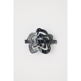 BLK | MARBLE FLOWER バレッタ | MOUSSY OUTLET