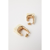 LUCITE OVAL EARRINGS | MOUSSY OUTLET | 詳細画像2 