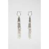 SLV | F/PEARL FRINGE イヤリング | MOUSSY OUTLET
