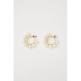 GLD | フェイクパールフープピアス | RODEO CROWNS WIDE BOWL