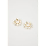 フェイクパールフープピアス | RODEO CROWNS WIDE BOWL | 詳細画像2