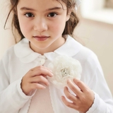 【日本製】オーガンジービジューフラワーコサージュ | Tartine et Chocolat | 詳細画像2 