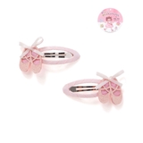 バレエシューズ/ピンク/コラボ | 【絵本コラボ みつごようせいのおしゃれなドレスやさん 】ハートお花レースリボンパ… | SLAP SLIP