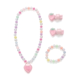 【スラプリ】ウサギイチゴイルカヘアピン+ネックレス+ブレスレットセット | SLAP SLIP | 詳細画像1