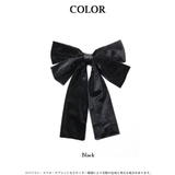 ヘアアクセサリー ヘアーアクセ 黒リボン | Ryuyu | 詳細画像6 