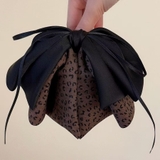 レオパード&フラワー柄 異素材ミックス ビッグリボン | Beststore | 詳細画像6