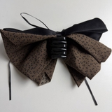 レオパード&フラワー柄 異素材ミックス ビッグリボン | Beststore | 詳細画像8