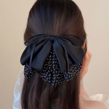 レオパード&フラワー柄 異素材ミックス ビッグリボン | Beststore | 詳細画像3