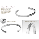 シンプルカーブバングルシルバー925アクセサリーBinichビニッチ | シルバーアクセサリーBinich | 詳細画像2