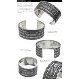 ワイドネイティブパターンバングルシルバーアクセサリーBinichビニッチ | シルバーアクセサリーBinich | 詳細画像3