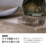 定番5mm幅プレーンバングル平打ちシルバー925アクセサリーシンプルブレスレット… | シルバーアクセサリーBinich  | 詳細画像4 