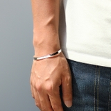 定番5mm幅プレーンバングル平打ちシルバー925アクセサリーシンプルブレスレット… | シルバーアクセサリーBinich  | 詳細画像9 