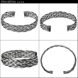 ワイドメッシュバングルシルバー925アクセサリー編み込みBinichビニッチ | シルバーアクセサリーBinich  | 詳細画像3 