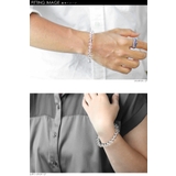 クォーツ水晶ブレスレット8mm玉パワーストーン天然石Binichビニッチ | シルバーアクセサリーBinich  | 詳細画像2