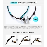 2重巻き天然石ツインビーズレザーブレスレットパワーストーンBinichビニッチ | シルバーアクセサリーBinich | 詳細画像6