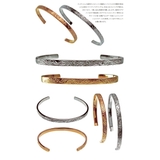 ペア販売ハワイアンハイビスカスジルコニアペアバングルハワイアンジュエリー風ステン… | シルバーアクセサリーBinich  | 詳細画像3 