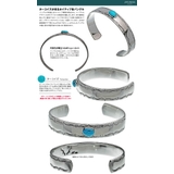 SHUMAILシュメールブランドカボションターコイズネイティブバングルメンズシル… | シルバーアクセサリーBinich  | 詳細画像3 