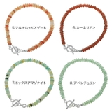 天然石ブレスレットオニキスミックスアマゾナイトアベンチュリンソーダライト | シルバーアクセサリーBinich | 詳細画像3