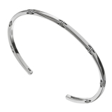 トライアングルパターンスクエアバングルシルバーアクセサリーブレスレットメンズBi… | シルバーアクセサリーBinich  | 詳細画像1 