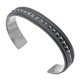 スタッズアンドドットバングルシルバーアクセサリーブレスレットメンズBinichビ… | シルバーアクセサリーBinich | 詳細画像1
