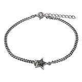 スタッズスター喜平チェーンブレスレットシルバーアクセサリーブレスレット星メンズB… | シルバーアクセサリーBinich | 詳細画像1