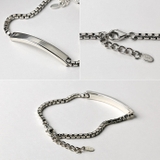 ベネチアンチェーンプレートブレスレットBinichビニッチ | シルバーアクセサリーBinich | 詳細画像4