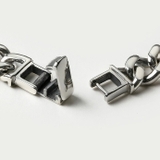 9.5mm2面カット喜平ブレスレッ | シルバーアクセサリーBinich | 詳細画像4
