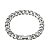 9.5mm2面カット喜平ブレスレッ | シルバーアクセサリーBinich | 詳細画像1