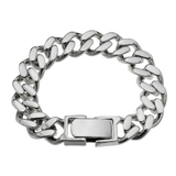 14mm2面カット喜平ブレスレット | シルバーアクセサリーBinich | 詳細画像1