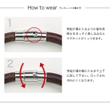 ペア販売レザーペアアンクレットつけっぱなしレザーアンクレットペアBinichビニ… | シルバーアクセサリーBinich | 詳細画像11