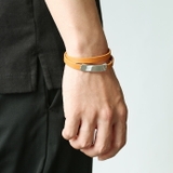 シンプルイタリアンレザーブレスレット本革メンズレディースBinichビニッチ | シルバーアクセサリーBinich  | 詳細画像7 