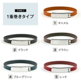 シンプルイタリアンレザーブレスレット本革メンズレディースBinichビニッチ | シルバーアクセサリーBinich  | 詳細画像2 