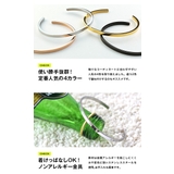 3.5mmステンレスバングルブレスレットBinichビニッチ | シルバーアクセサリーBinich | 詳細画像5
