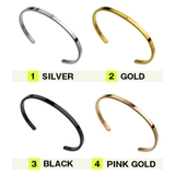 3.5mmステンレスバングルブレスレットBinichビニッチ | シルバーアクセサリーBinich | 詳細画像4
