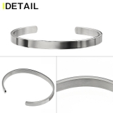 6mmステンレスバングルブレスレットBinichビニッチ | シルバーアクセサリーBinich  | 詳細画像6 