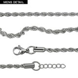 フレンチロープチェーンブレスレット | シルバーアクセサリーBinich | 詳細画像6