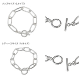 楕円チェーンTバーブレスレットブレスレットBinichビニッチ | シルバーアクセサリーBinich | 詳細画像4