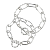 ペア販売楕円チェーンTバーペアブレスレットBinichビニッチ | シルバーアクセサリーBinich  | 詳細画像1 