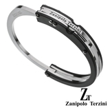 zanipoloterziniザニポロタルツィーニツートーンハンドカフスブレスレ… | シルバーアクセサリーBinich | 詳細画像1