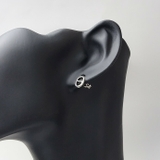 アンカーチェーン スタッド ピアス 片耳用 1個売り | シルバーアクセサリーBinich  | 詳細画像6